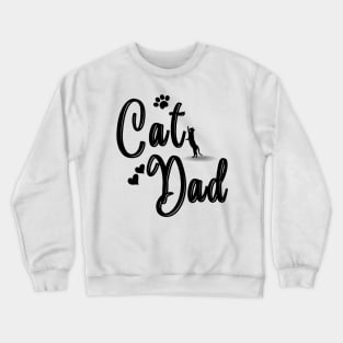 Cat Dad Crewneck Sweatshirt